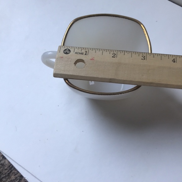 Vintage Anchor Hocking milk glass cream and sugar - Picture 6 of 11